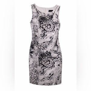 Frank Lyman Design Monochrome Dress - Size 10